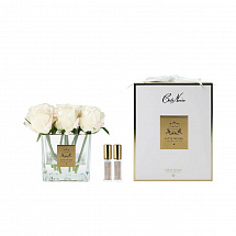 Ароматизировынный букет 16см."Rose Petal" белый Côte Noire