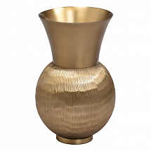 Ваза для цветов 38см."Saige" золотая