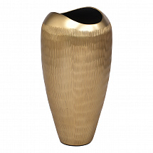 Ваза для цветов 36см."Cali" золотая