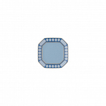 Розетка 11х11см."Azure"