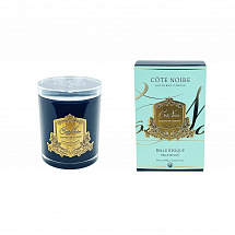 Свеча ароматическая 450г."Belle Epoque" в черном сосуде, 15см, 100ч, Cote Noire