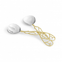 Набор сервировочный Michael Aram "Butterfly Ginkgo Gold", 2 предмета, 30 см