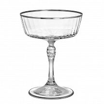 Набор креманок 275мл.6шт."America '20s" платиновый ободок 