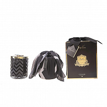 Свеча 600гр.100ч."Herringbone Candles" черная Côte Noire