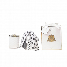 Свеча 600гр.100ч."Herringbone Candles" белая Côte Noire