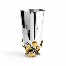 Ваза для цветов Michael Aram "Golden Ginkgo", 30 см