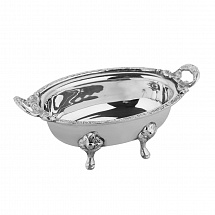 Блюдо 17x9,5см. Royal Family серебряное