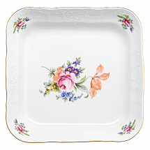 Салатник квадратный 25см."Полевой цветок 5309011"