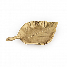 Блюдо лист зол малое