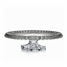 Тортница на низкой ножке 33см."Crown Jewel"