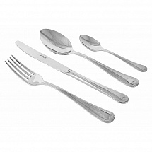 Набор столовых приборов на 6/24пред."Santorini" серебряный