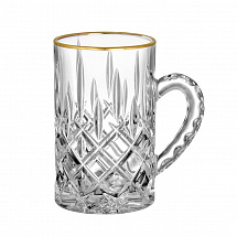 Набор кружек 250мл.12шт."Hot Beverages" голд