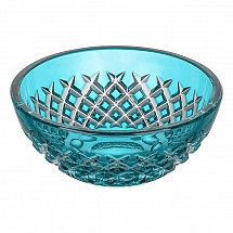 Ваза для конфет 16см."Karo" лазурная