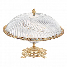 Блюдо круглое н/н с крышкой