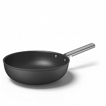 Сковорода Wok "Smeg", 30 см, 5,2 л, черная