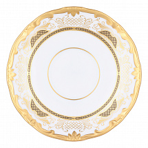 Набор блюдец 13см.6шт."Симфония золотая"