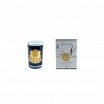 Свеча ароматическая 75г."Champagne Rose" в черном сосуде, 11см, 25ч, Cote Noire