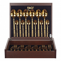 Набор столовых приборов на 6перс.24пред."Gisele" золотой