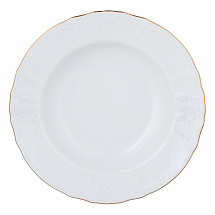 Тарелка глубокая 23см."Бернадот белый 311011" Bernadotte