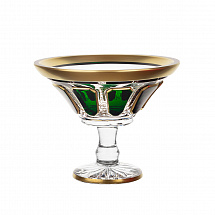 Ваза для конфет н/н 18см."Антик Зеленый"
