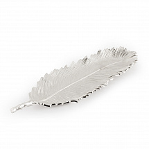 Блюдо 51см."Лист" Royal Family серебряное