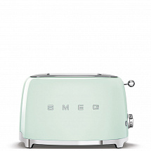 Тостер на 2 ломтика "Smeg", пастельный зеленый, 950 Вт