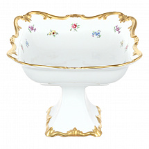 Салатник квадратный н/н 22см."Мейсенский цветок"