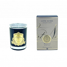 Свеча 185гр.60ч."Prosecco" черная с золотом Côte Noire