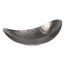 Ваза для фруктов 30см."Haley" серебряная