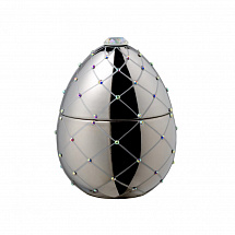 Свеча ароматическая 450гр.70ч."Bois de Roussie" серебряная