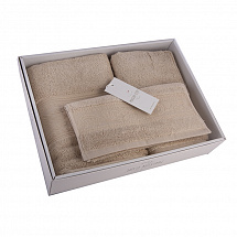 Набор полотенец "EXELLENCE" БЕЖ (3шт) (Maison Dor) Maison Dor