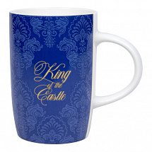 Кружка 600мл."Royal Family King of Castle" синяя