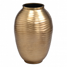 Ваза для цветов 35см."Ciara" золотая