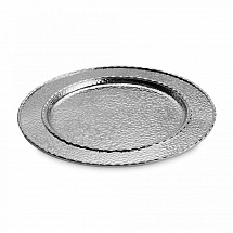Блюдо Michael Aram "Hammertone", круглое, 32 см, серебро