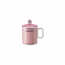 Кружка с крышкой 390мл."Rose" розовая Rosenthal