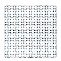 Набор квадратных тарелок 28см.6шт."Bossa Nova"