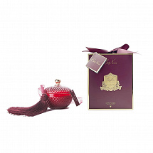 Свеча ароматическая с кистью и спреем 300г."Rose Oud" бордовая, 65ч, Cote Noire