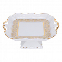 Блюдо квадратное н/н 21см."Декор 2758"