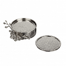 Набор подставок для напитков Michael Aram "White Orchid", на 6 персон, 7 предметов