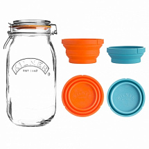 Банка для хранения 3 л с мерными чашами Kilner