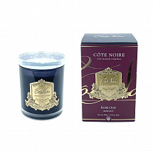 Свеча ароматическая 185г."Rose Oud" в черном сосуде, 12,5см, 60ч, Cote Noire