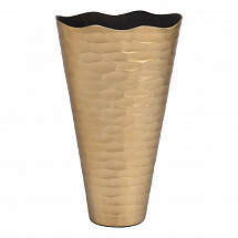 Ваза для цветов 32см."Mavis" золотая