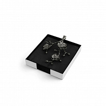 Подставка для салфеток 13x13см."Black Orchid"