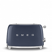 Тостер на 2 ломтика "Smeg", темно-синий, 950 Вт