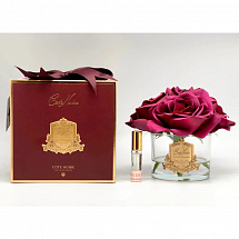 Ароматизированный букет 17см."5 Roses", бордовый, Cote Noire