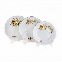 Набор тарелок "Дикий лопух 23011" на 6перс. 18пред.