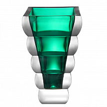 Ваза для цветов 25см."Adria" зеленая