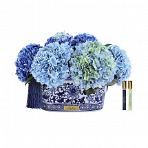 Ароматизированный букет 50см."Hydrangeas" синий Côte Noire