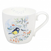 Кружка 450мл."Winter Bird"