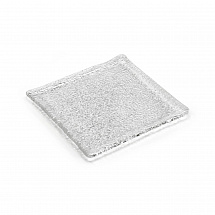 Блюдо квадратное 23,5см."Infinity" прозрачное IVV